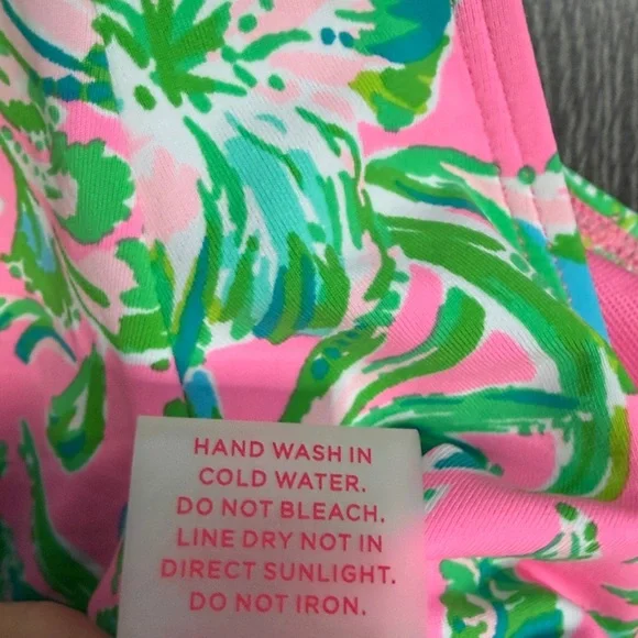 Lilly Pulitzer Ressina Bikini Crop Top Women's 8 - Picture 6 of 9